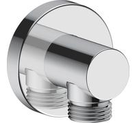 Coude de raccordement mural Duravit, rosace ronde, 55x80mm, UV0630008010, Couleur: Chrome brillant