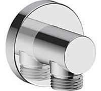 Duravit coude mural UV0630008010 DN 15, rosace ronde, chromé