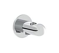 Coude de raccordement mural VitrA Liquid A42795 1/2", avec support de douchette intégré, chromé
