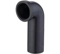 Coude de rechange pour déchets avec filetage NPT mâle de 3,8 cm et modèle de montage de bride compatible (simple)