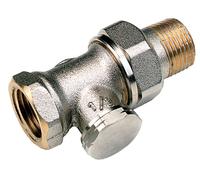 Coude de réglage radiateur 3 fontions droit nickelé 3/4'' COMAP 408421