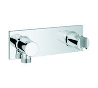 Coude De sortie Grohe Grohtherm F Plaque avec Coude de Sortie et Support de Douche Chromé 26878000