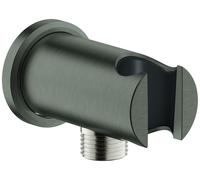 Coude De sortie Grohe Rainshower avec Support Douche ø48mm Hard Graphite Brossé 26658AL0
