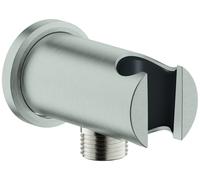 Coude De sortie Grohe Rainshower avec Support Douche ø48mm Supersteel 26658DC0