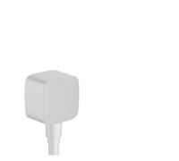 Coude de Sortie Hansgrohe Fixfit Carré Blanc Mat
