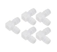 Coude de Tuyau d'eau à 90 Degrés pour Camping-car, Coude à 90 °, Connecteur de Tuyau PP L, 10 Pièces, Joint de Tuyau en Plastique pour Laboratoire d'aquarium (14 mm / 0,55