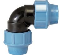 Coude de tuyau d'eau raccord PE 20 x 20 - STRONG