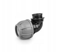 Coude de tuyau PE Bradas DSRA10K32F34 GW 3/4 32 mm