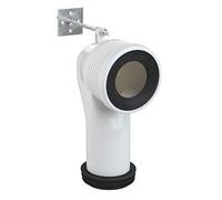Coude de vidange de toilette 93.5-137mm. vertical