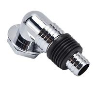 Coude d'évacuation de sol de douche en plastique durable pour décoration d'hôtel, design élégant, installation facile, durable, léger