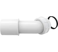 Coude d'évacuation pour bonde receveur de douche 45 ° 6/4 "