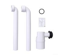 Coude d'évacuation pour lavabo GEBERIT avec mécanisme d'étanchéité et double options de coude pour les applications de vidange d'évier (90°)