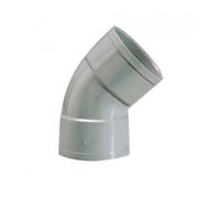 Girpi - Coude d'évacuation à 45° femelle/femelle Ø 40 mm