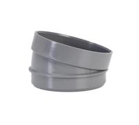 Coude d'évacuation PVC - Girpi - Ø100 - 15° - Femelle/Mâle - A glissement