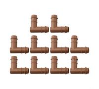 Coude d'irrigation goutte à goutte à 90 degrés, raccords pour tubes de 1,27 cm, coins barbelés, connecteurs pour tuyau d'arrosage, pièces de système d'arrosage de serre, accessoires d'irrigation des