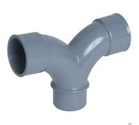 Coude double mâle femelle 87°30 parallèle Diam 100 - NICOLL - Raccord - Femelle/Mâle - Coude