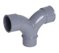 Coude double male femelle 87°30 parallele diametre 40mm,, ref. Uoh8