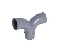 Nicoll – Coude double PVC 87°30 parallèle Ø40 mm mâle/femelle – réf. Uoh8