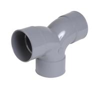 Coude double NICOLL en PVC gris Ø 100 mm - Femelle/Femelle - OT88