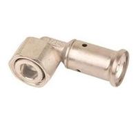 Coude écrou libre multicouche laiton à sertir HENCO - 34P