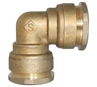 Coude égal 90° en laiton pour tube PE 25mm SUMO Pronorm