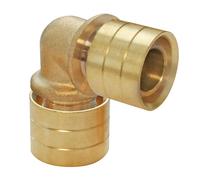 Coude égal 90° PER à glissement 12mm Fixoconnect