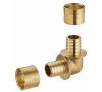 Coude égal à glissement pour tube PER NOYON & THIEBAULT - Ø 16 mm Bague en laiton - 3188-16L1 G