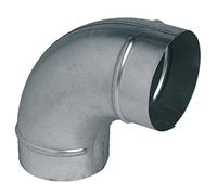 Coude embouti galvanivé 90° diamètre 125 réf 11093382