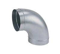 coude en acier galvanisé - diamètre 125 mm - 90 degrès - atlantic 523521