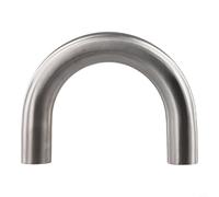 Coude en acier inoxydable poli à 180 degrés en forme de U 304 pour les applications de pliage de tuyaux et de réparation automobile (25 mm)
