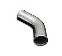 Coude en aluminium - 45° - Refroidisseur d'air turbo - Tuyau coudé en aluminium - 30 cm de long (57 mm)