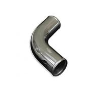 Coude en aluminium - Coude en aluminium - 75° - Refroidisseur d'air turbo - Tuyau coudé - 30 cm de long (45 mm)