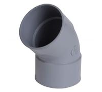 Coude en PVC 45 degrés NICOLL - modèle CP44 - dimensions 75