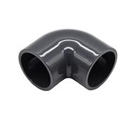 Coude en PVC 90 ° - 25 mm x 25 mm - Angle en PVC 90° - Manchon adhésif des deux côtés - PN 16 - Diamètre 25 mm