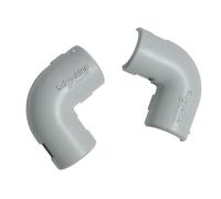 Equerres pour conduit électrique rigide IRL - PVC Gris - Mureva - 20 mm SCHNEIDER