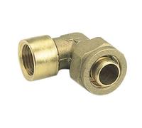 Coude femelle 15/21 Diamètre 16 - raccord Per à compression