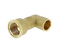 Coude à souder femelle à visser long - diamètre 14 - filetage 15/21 ANQUIER