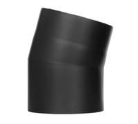 Coude fixe 15° - double paroi - noir - Tecnovis TEC-Protect 130mm