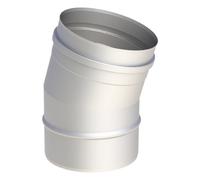 Coude fixe 15° - simple paroi - TEC-EW-SILVER 250 mm