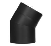 Coude fixe 30° - double paroi - noir - Tecnovis TEC-Protect 150mm