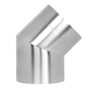Coude fixe 45 ° inox - double paroi - TEC-DW-DESIGN 200mm