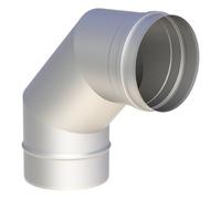 Coude fixe 87° inox - simple paroi - Tecnovis TEC-EW-CLASSIC 100mm