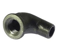 Coude fonte 90° mâle / femelle - filetage 40/49 galvanisé CODITAL