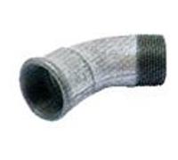 Coude fonte grand rayon 45° MF GALVA EGAL 20x27 G