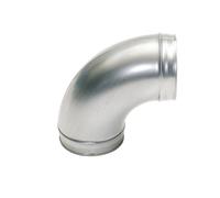 Coude galva 90° diamètre 125mm