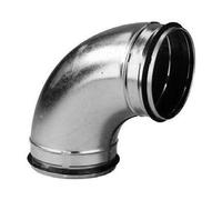 Coude galva avec joints C 160/90 J - Angle 90° - Diamètre 160mm