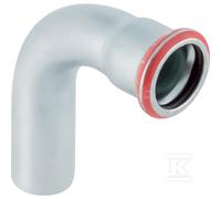 Coude Geberit Mapress acier C à emboîtement 90° d15 20302
