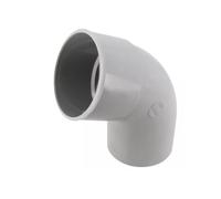 Coude gris pour tube de descente cylindrique D100 mm - NICOLL - CT6GT