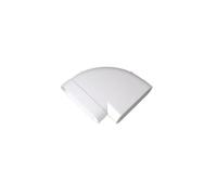 Coude horizontal 90° Minigaine pour conduits rigides PVC - 60 x 200mm - Aldes 11023973