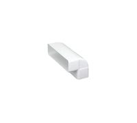 coude horizontal rectangulaire - 55 x 220 mm - atlantic 460010